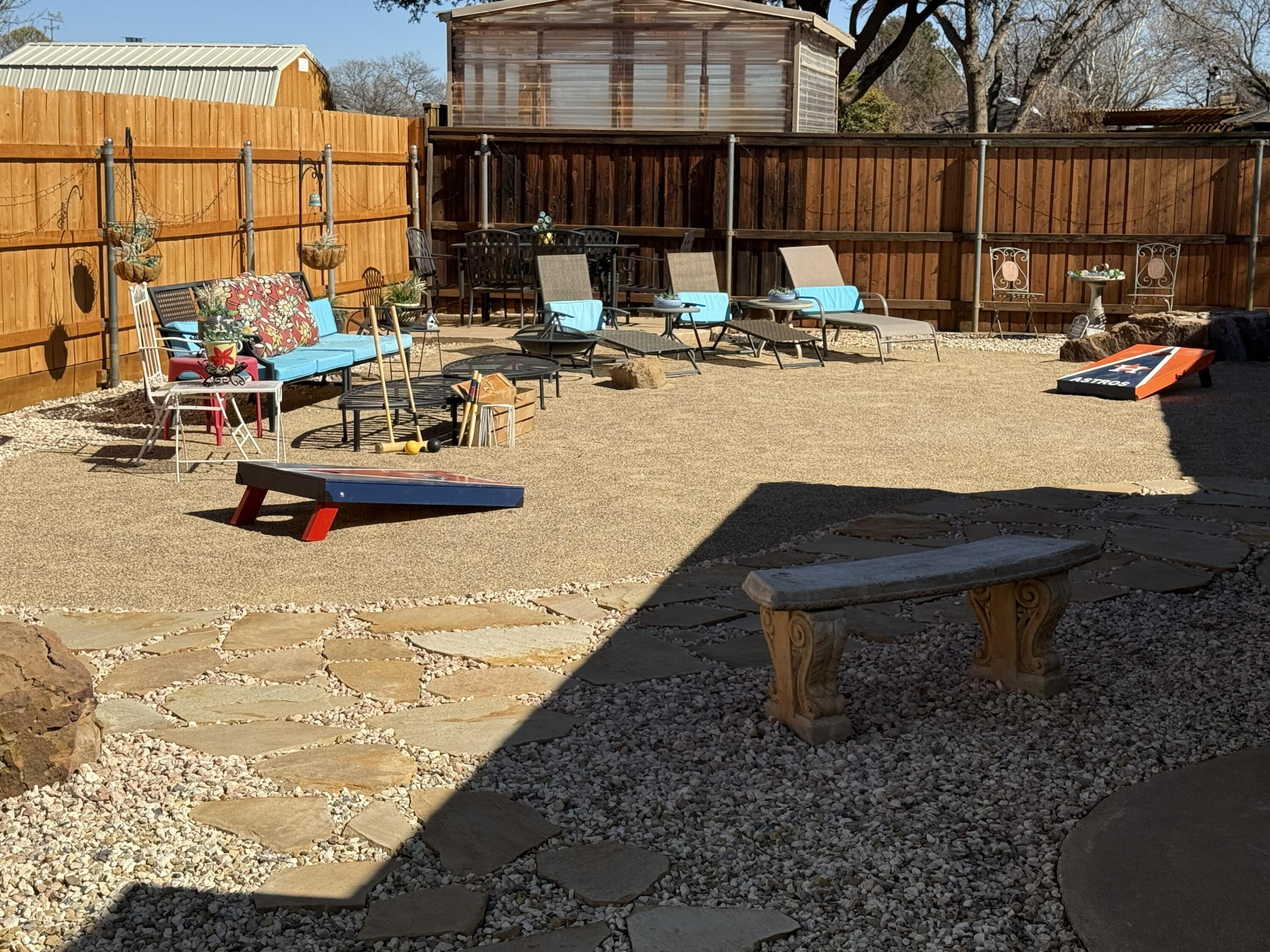 5722 75th Street Lubbock, TX 79424 - Photo 25 of 29 a view of swimming pool with outdoor seating