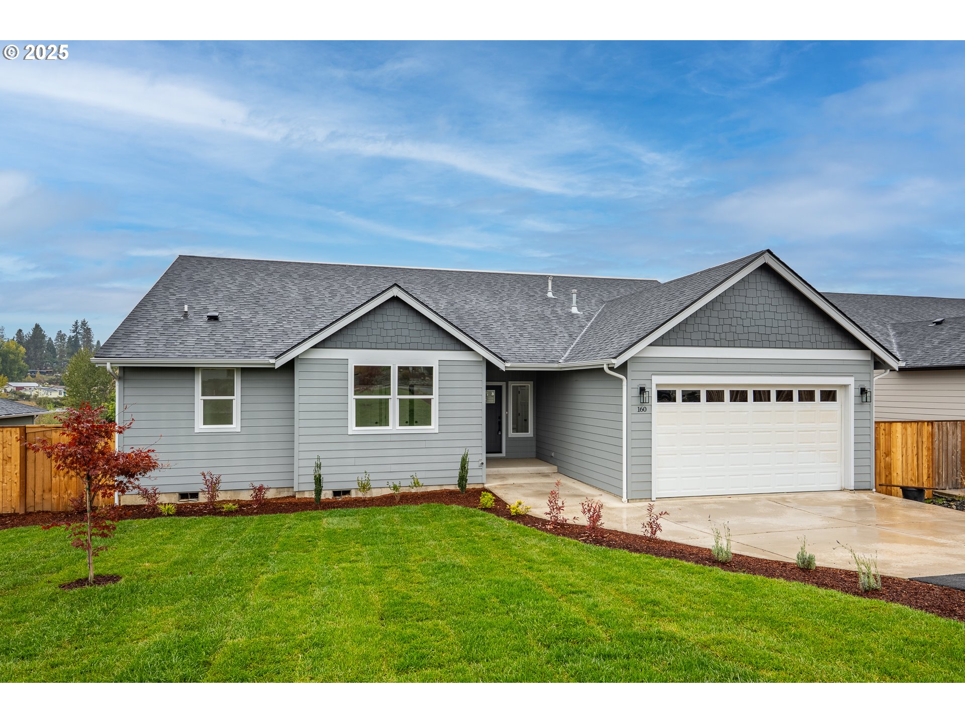 160 Wil Way Winston, OR 97496 - Photo 35 of 37 a front view of house with yard and green space