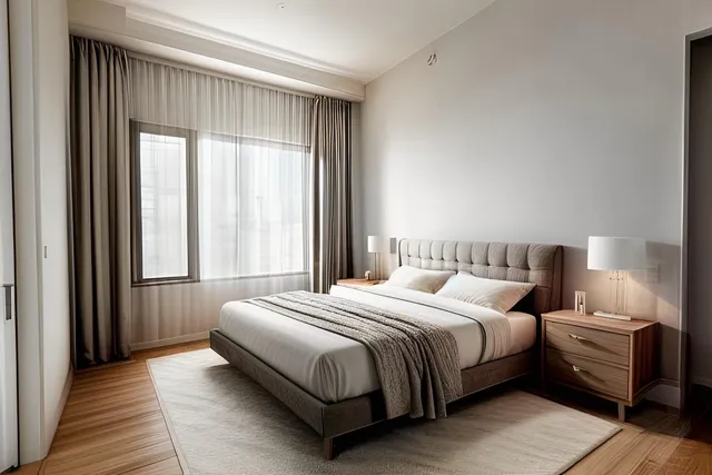 a bathroom with bathtub and windows