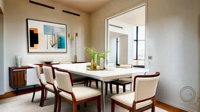 a view of a livingroom with furniture