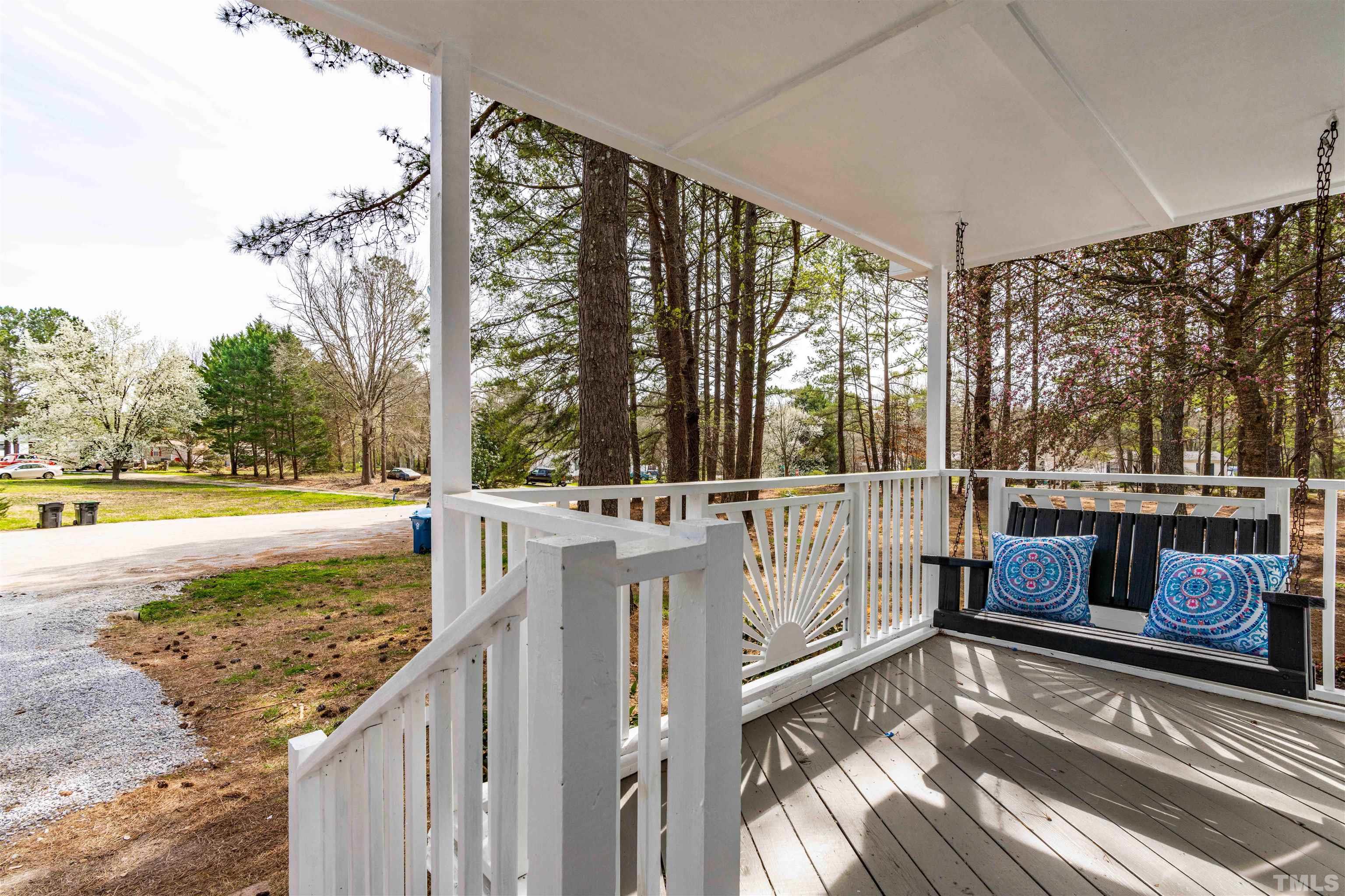 1100 Yakimas Road Raleigh, NC 27603 - Photo 5 of 26 a view of balcony with wooden floor