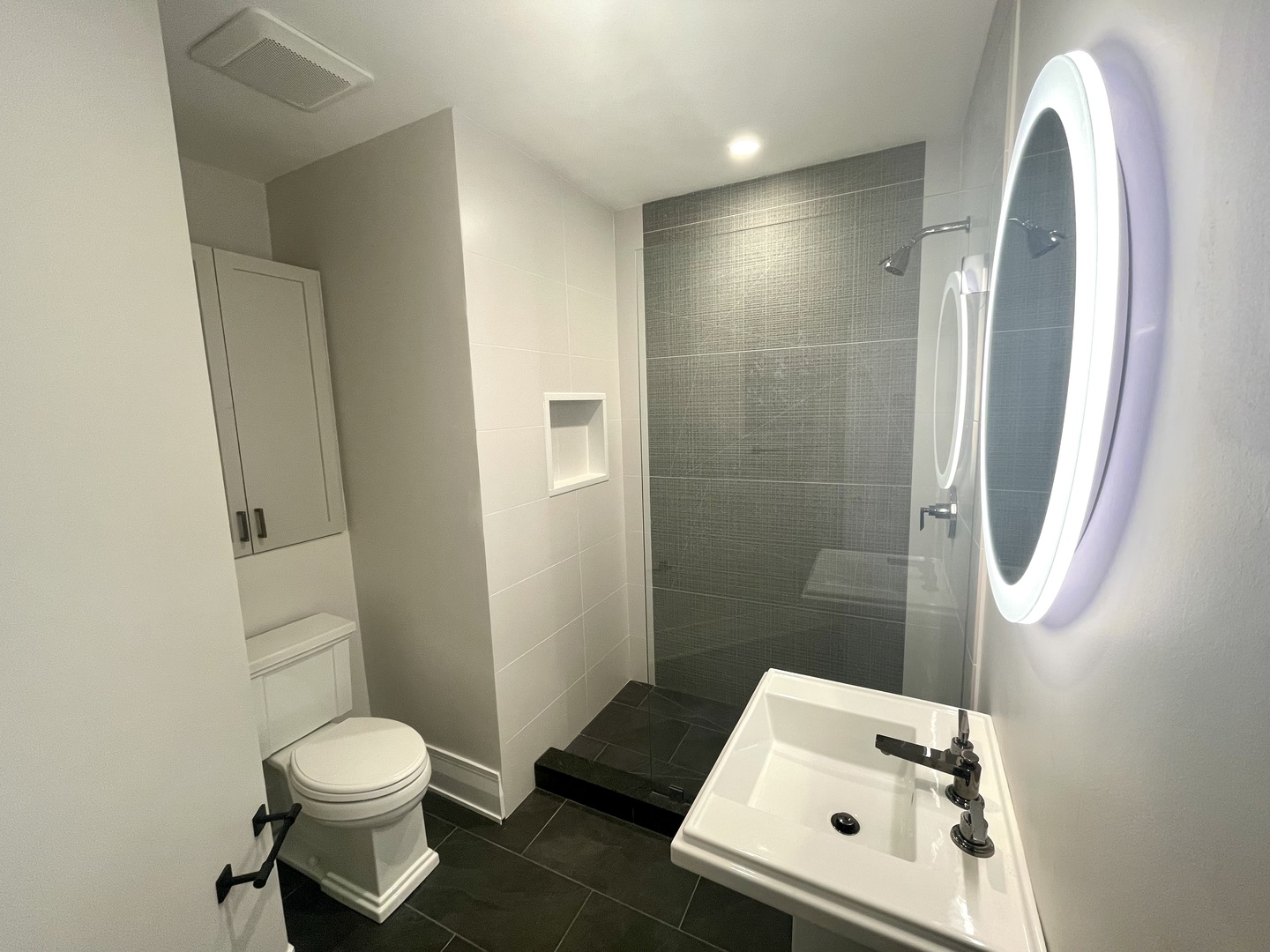 2539 West Iowa Street, Unit 3 Chicago, IL 60622 - Photo 10 of 19 a bathroom with a toilet and a shower