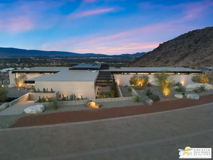 a view of building with ocean view