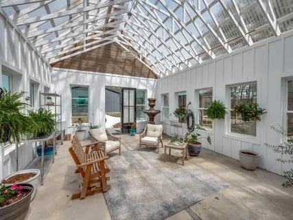 a view of a house with a outdoor space