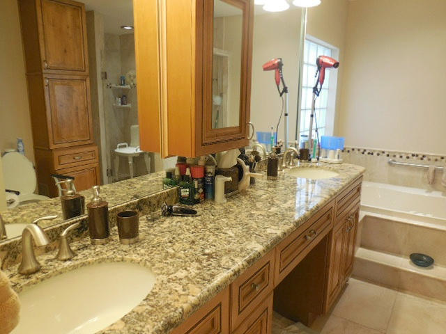 11286 Coral Key Drive Boca Raton, FL 33498 - Photo 24 of 43 GRANITE & WOOD VANITY
