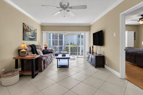an empty room with closet area