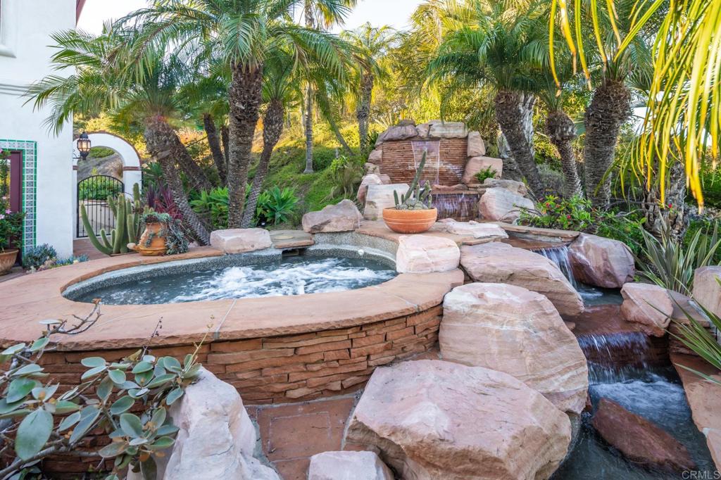 2202 Mountain Vista Drive Encinitas, CA 92024 - Photo 22 of 28 a view of a backyard with swimming pool