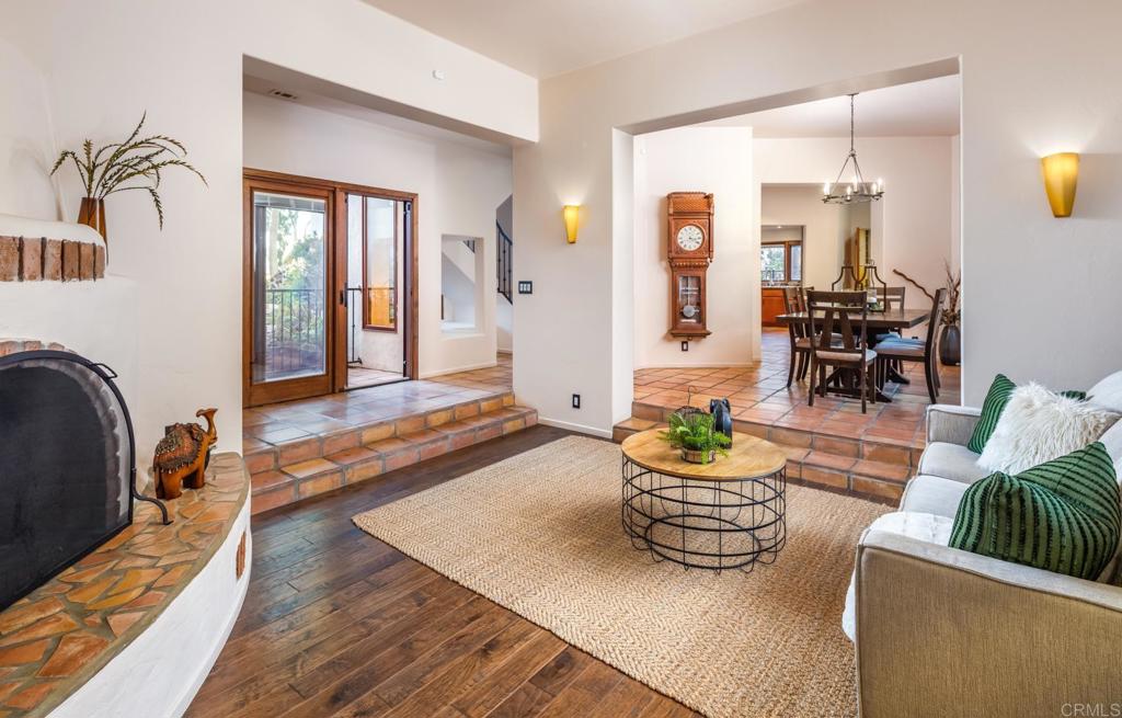2202 Mountain Vista Drive Encinitas, CA 92024 - Photo 9 of 28 a living room with furniture and wooden floor