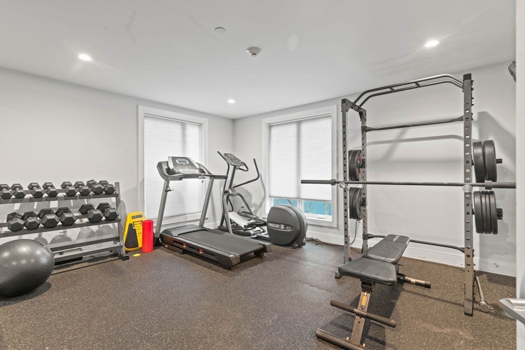 6 Ashland Street, Unit 3 Boston, MA 02122 - Photo 6 of 25 a view of a room with gym equipment