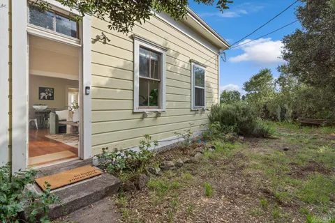 a view of outdoor space and porch