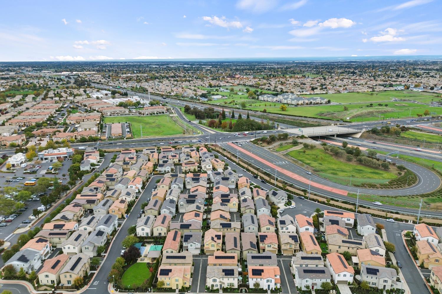 8193 Kramer Ranch Way Elk Grove, CA 95758 - Photo 46 of 48 an aerial view of a city