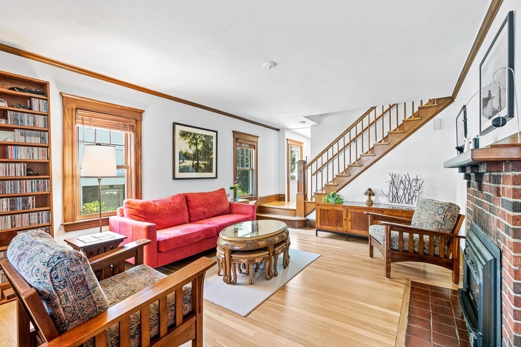 11 Ronald Road Arlington, MA 02474 - Photo 6 of 42 a living room with furniture and a table