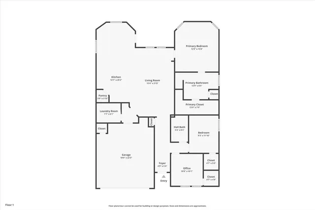 a picture of a floor plan