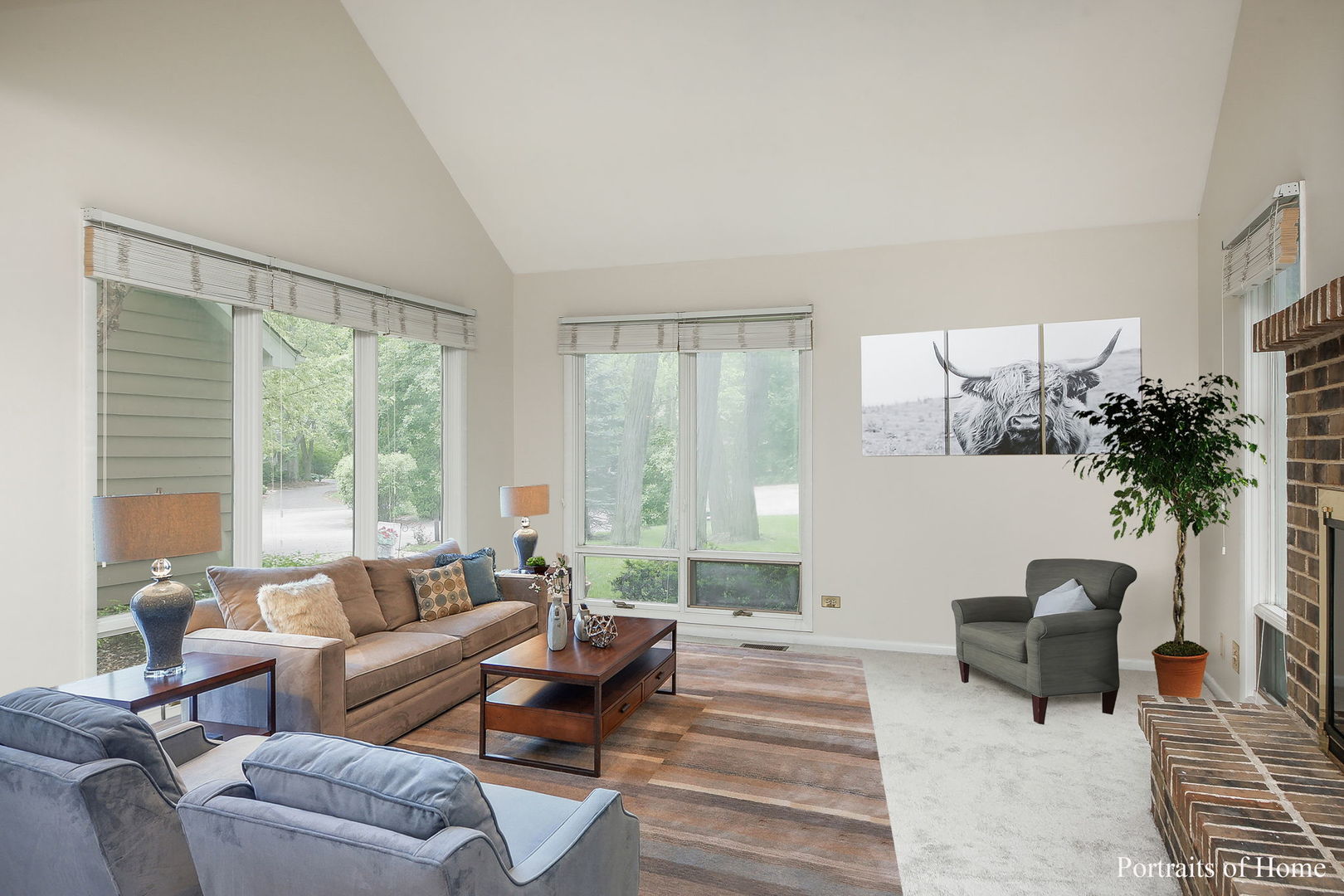 1S781 Carrol Gate Road Wheaton, IL 60189 - Photo 6 of 30 a living room with furniture and a large window