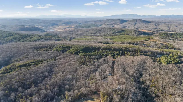 a view of a mountain in the distance