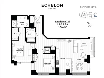 $2,065,000 | 133 Seaport Boulevard, Unit 723, Boston, MA 02210