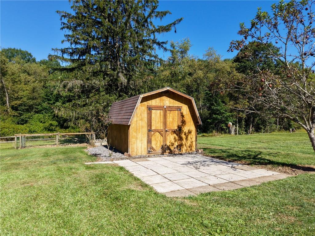 7315 Ringertown Road Export, PA 15632 - Photo 30 of 38 Shed with paver patio.