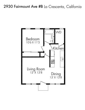 $2,050 | 2930 Fairmount Avenue, Unit B, La Crescenta, CA 91214