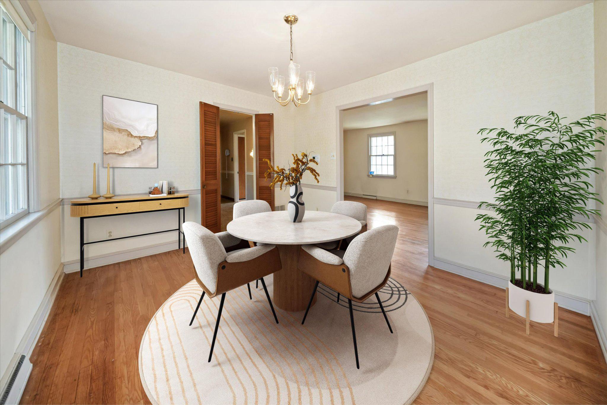 859 Yorklyn Road Hockessin, DE 19707 - Photo 6 of 28 Virtually Staged Dining Room