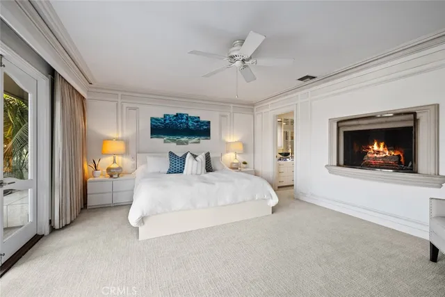 a view of a garage with storage