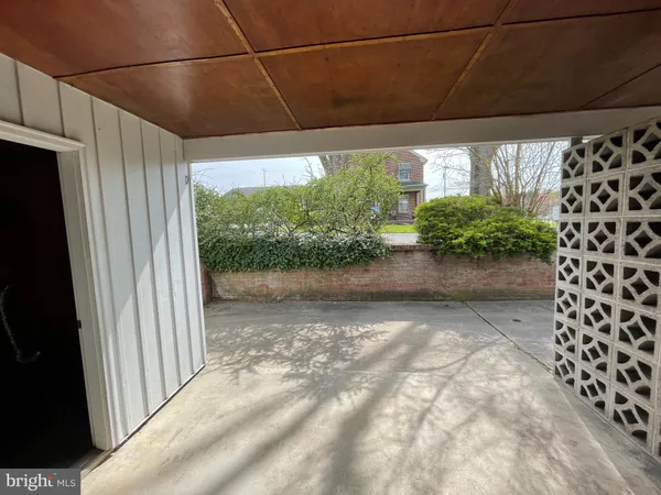 a backyard of a house