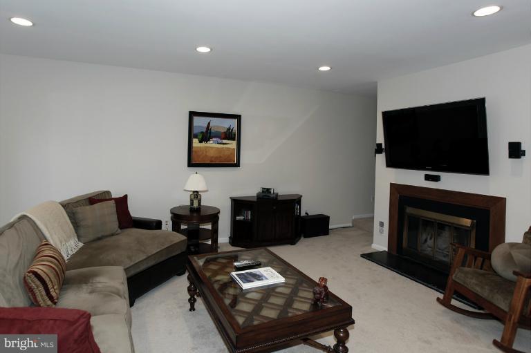 2252 Cedar Cove Court Reston, VA 20191 - Photo 22 of 26 a living room with furniture a flat screen tv and a fireplace