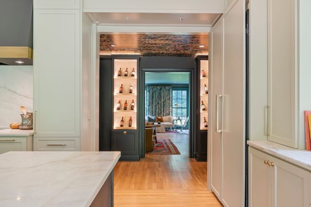 a view of a volley ball court