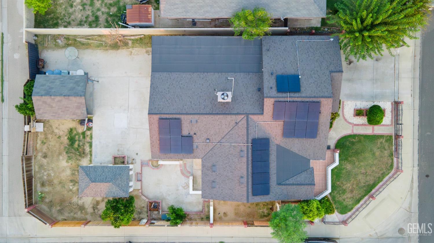 Undisclosed Address Delano, CA 93215 - Photo 19 of 19 an aerial view of a house with yard and seating space