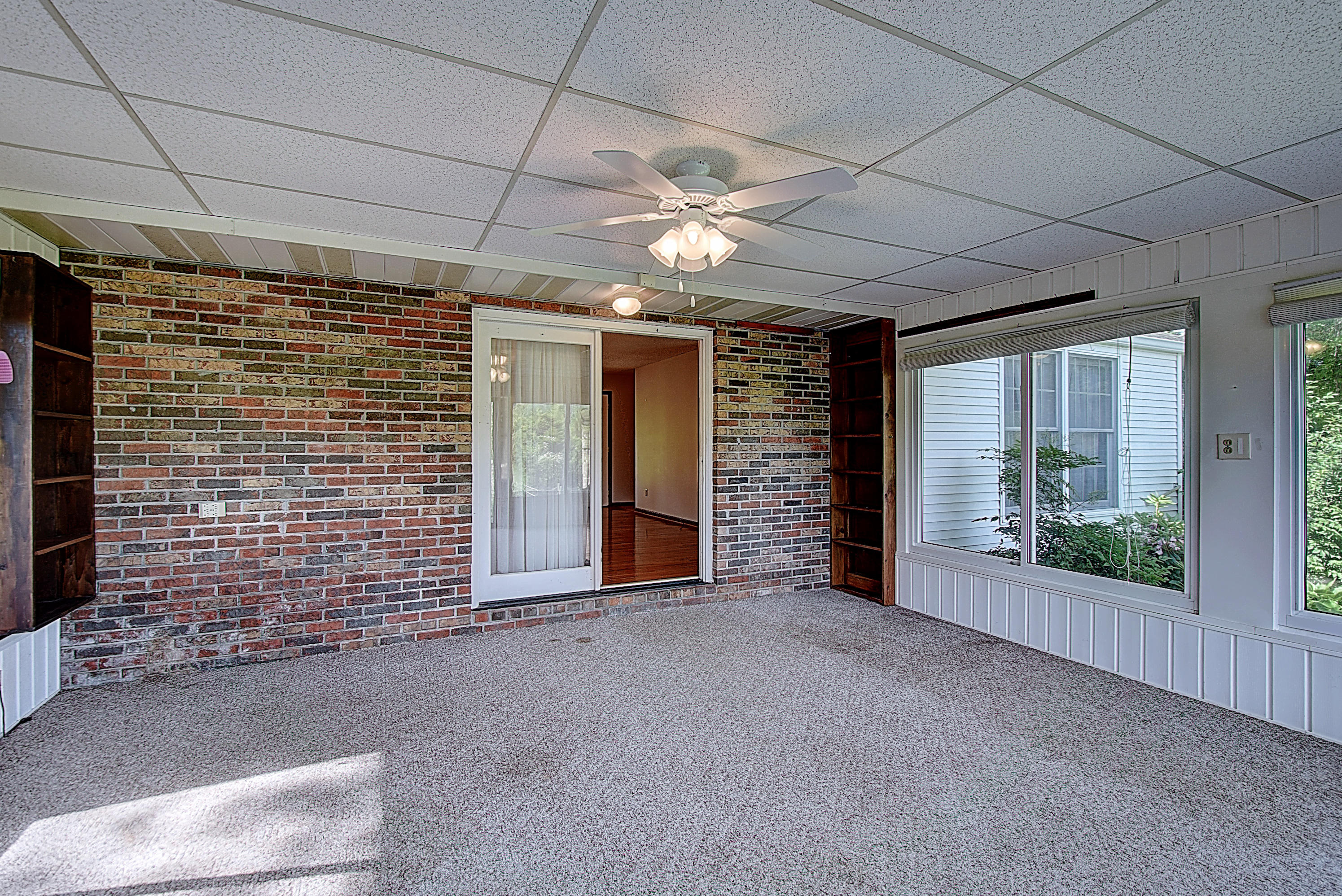 160 Bill Bennett Road Johnson City, TN 37604 - Photo 29 of 39 Brick Detail in Sun Room