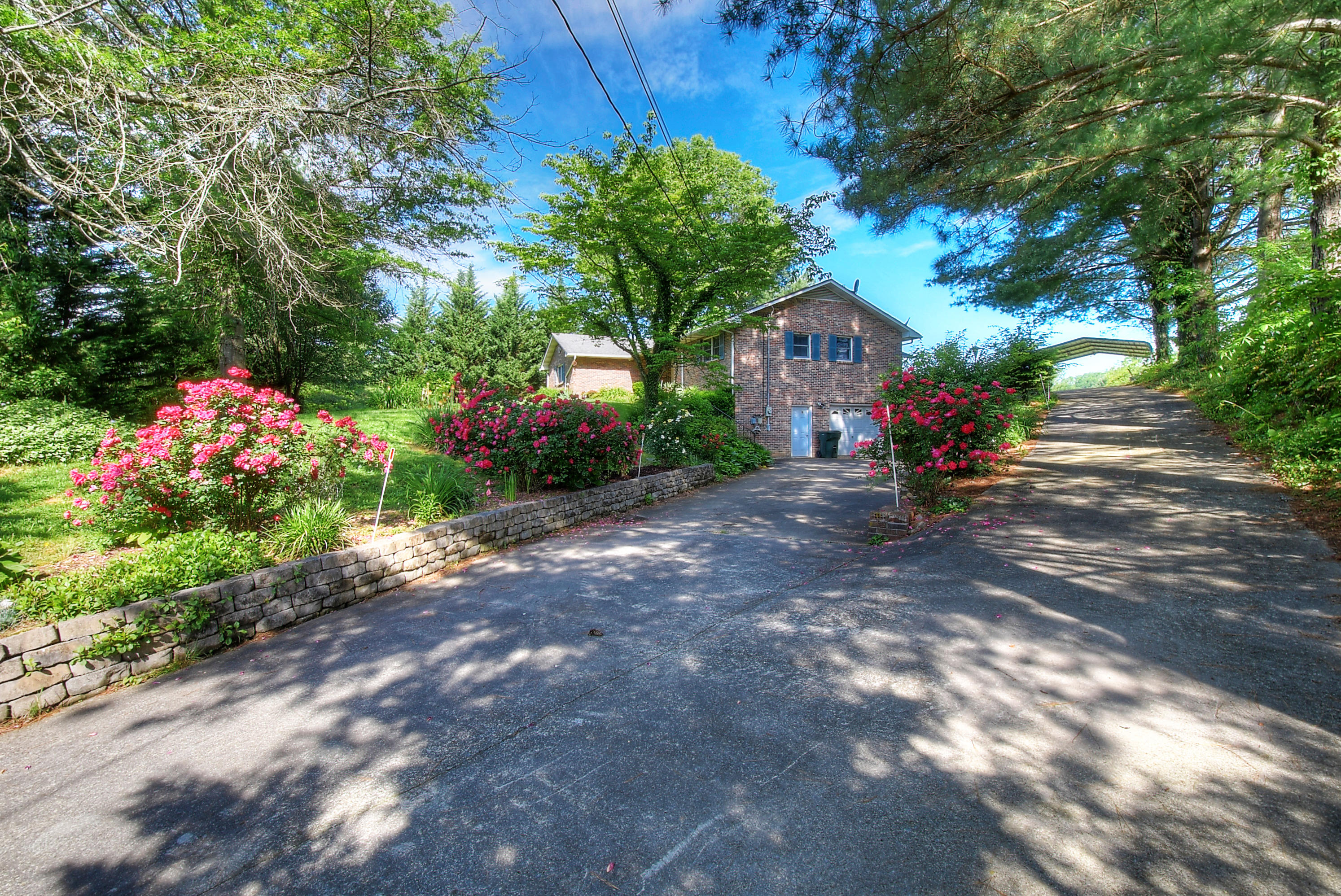 Upper and Lower Driveways