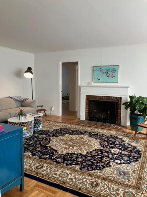 310 McKendry Drive Menlo Park, CA 94025 - Photo 2 of 14 a living room with a fireplace