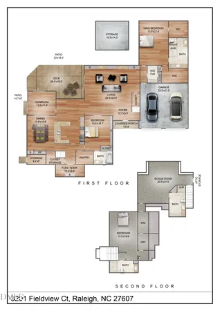 $925,000 | 3201 Fieldview Court, Raleigh, NC 27607