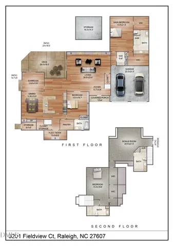 $975,000 | 3201 Fieldview Court, Raleigh, NC 27607