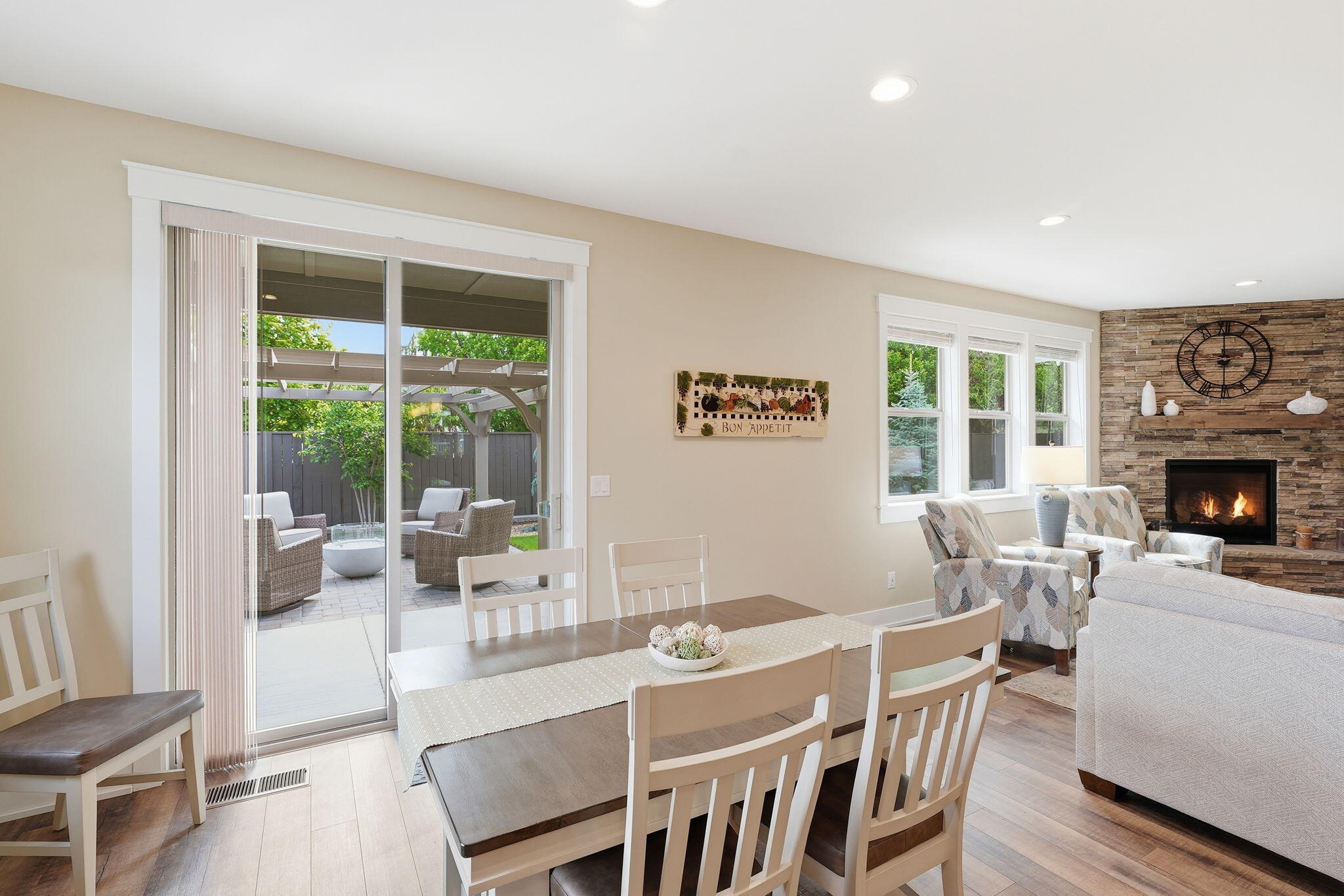 2714 Northwest 23rd Street Redmond, OR 97756 - Photo 16 of 57 a view of a dining room with furniture window and outside view