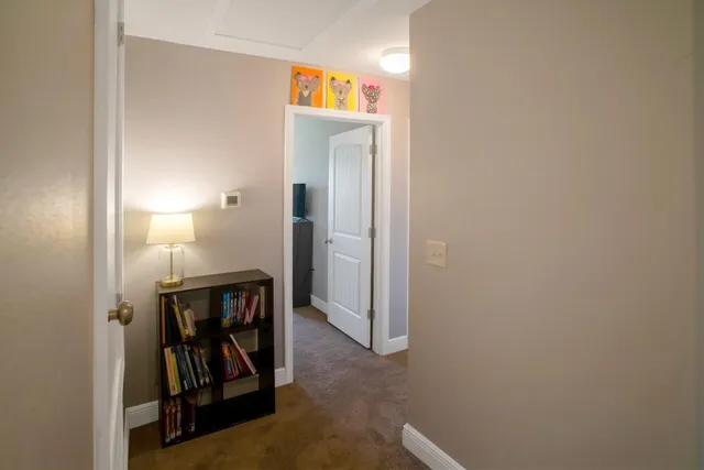 a view of hallway with elevator