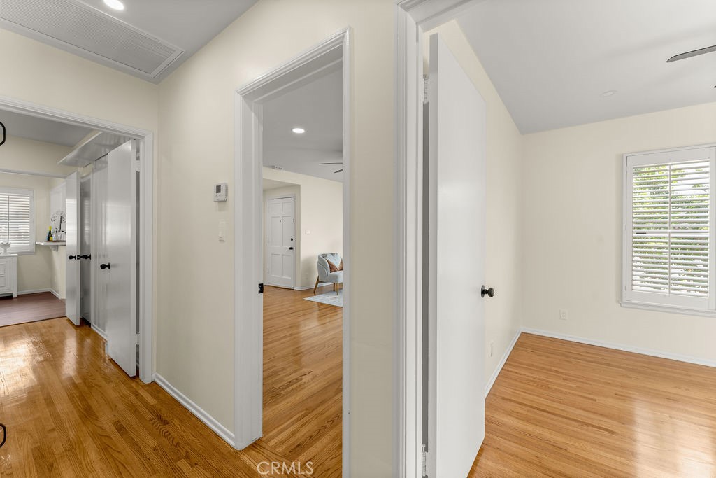 14622 Danbrook Drive Whittier, CA 90604 - Photo 23 of 38 a view of a room with wooden floor and a bathroom