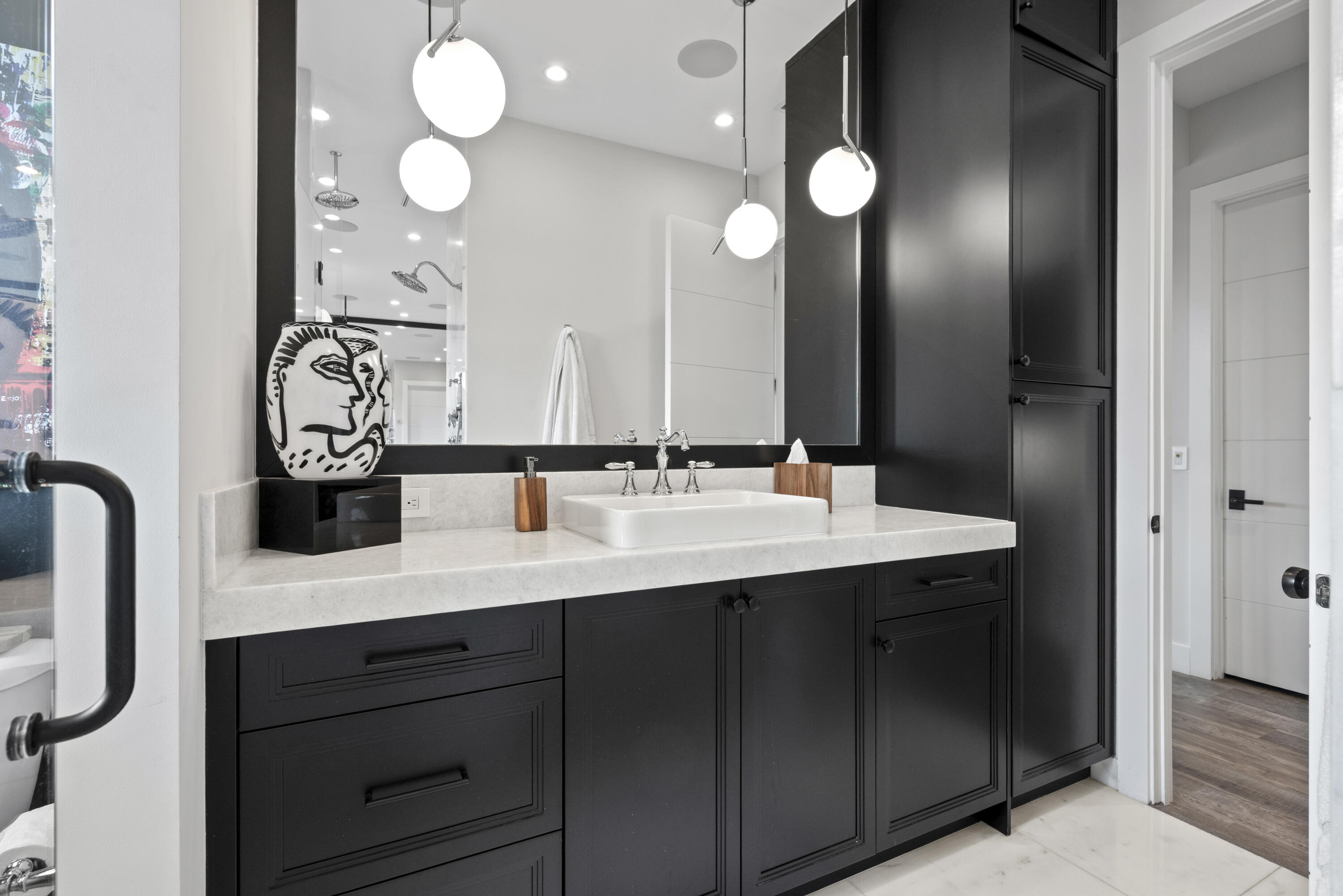 9771 Chianti Classico Terrace Boca Raton, FL 33496 - Photo 67 of 114 a bathroom with a double vanity sink and a mirror