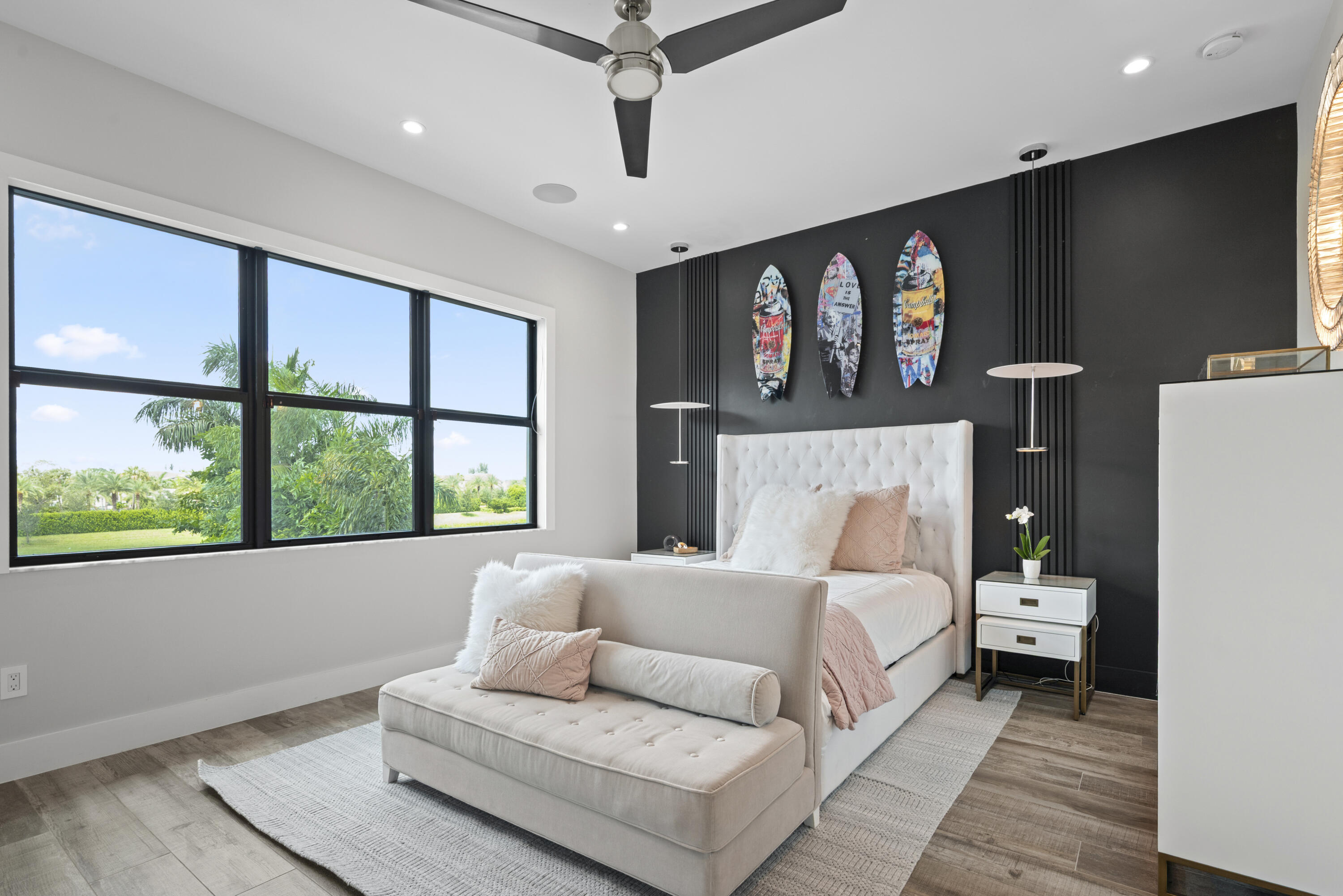 9771 Chianti Classico Terrace Boca Raton, FL 33496 - Photo 70 of 114 a bed room with a bed couch and a large window