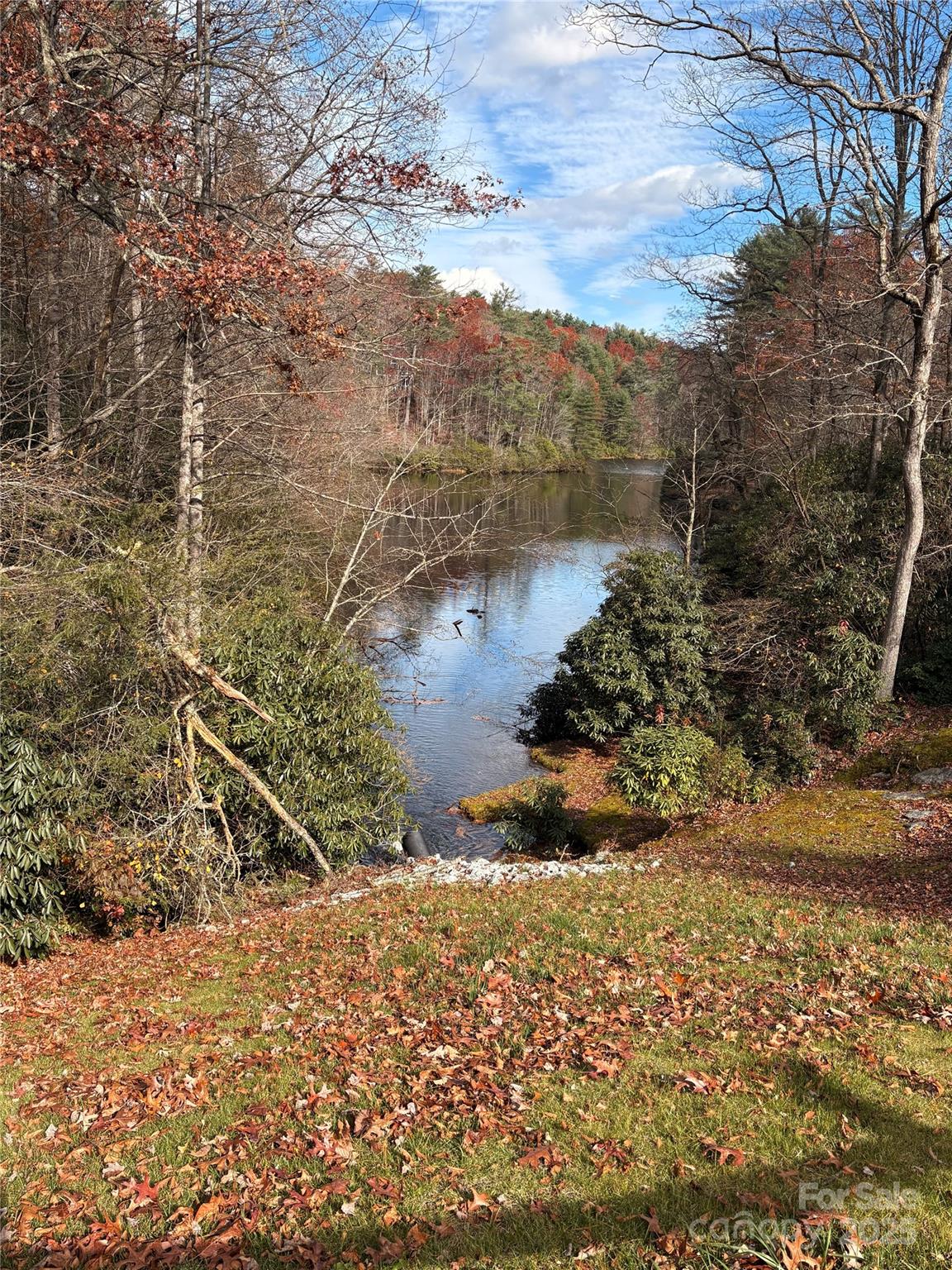 0 Hiwassee Road Lake Toxaway, NC 28747 - Photo 8 of 10 a view of a lake with mountain