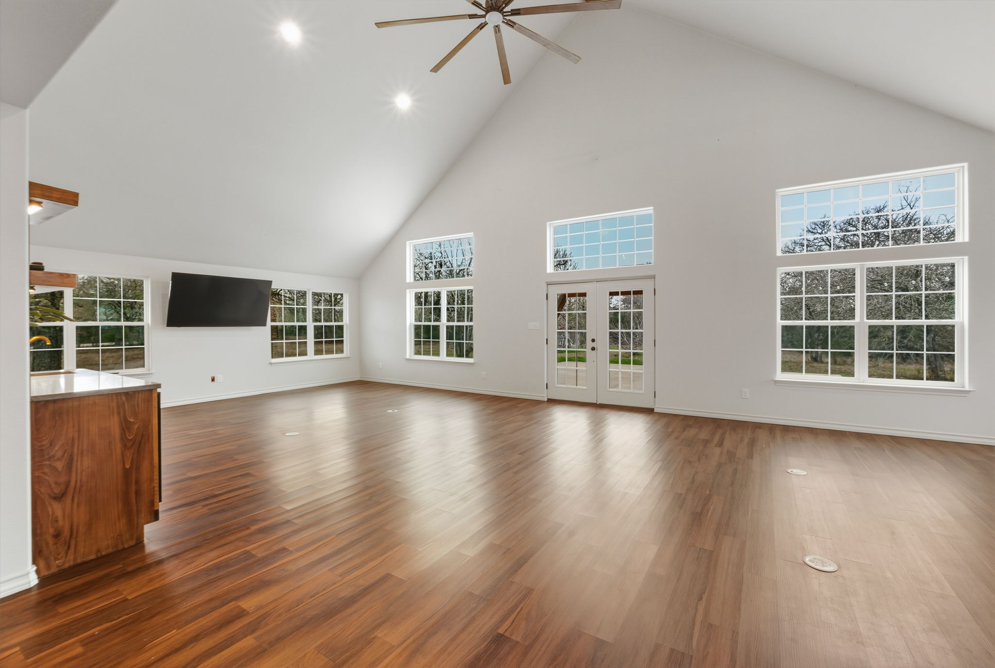 20808 Sandy Brown Lane Webberville, TX 78621 - Photo 20 of 40 Large French Doors Lead to the Extended Side Patio