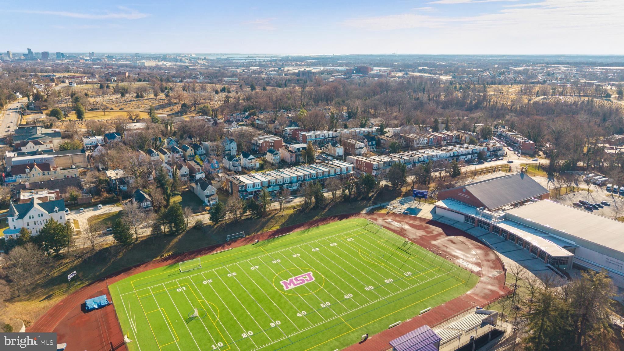 347 Yale Avenue Baltimore, MD 21229 - Photo 52 of 59 an aerial view of a football ground