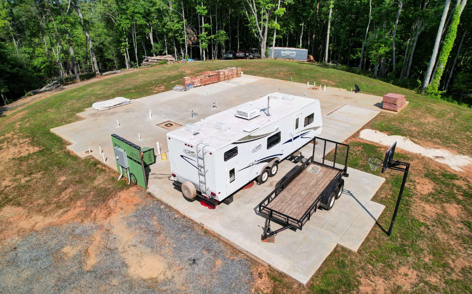 60 Buckeye Branch Road Morganton, GA 30560 - Photo 18 of 21 a view of a backyard with a patio and wooden fence