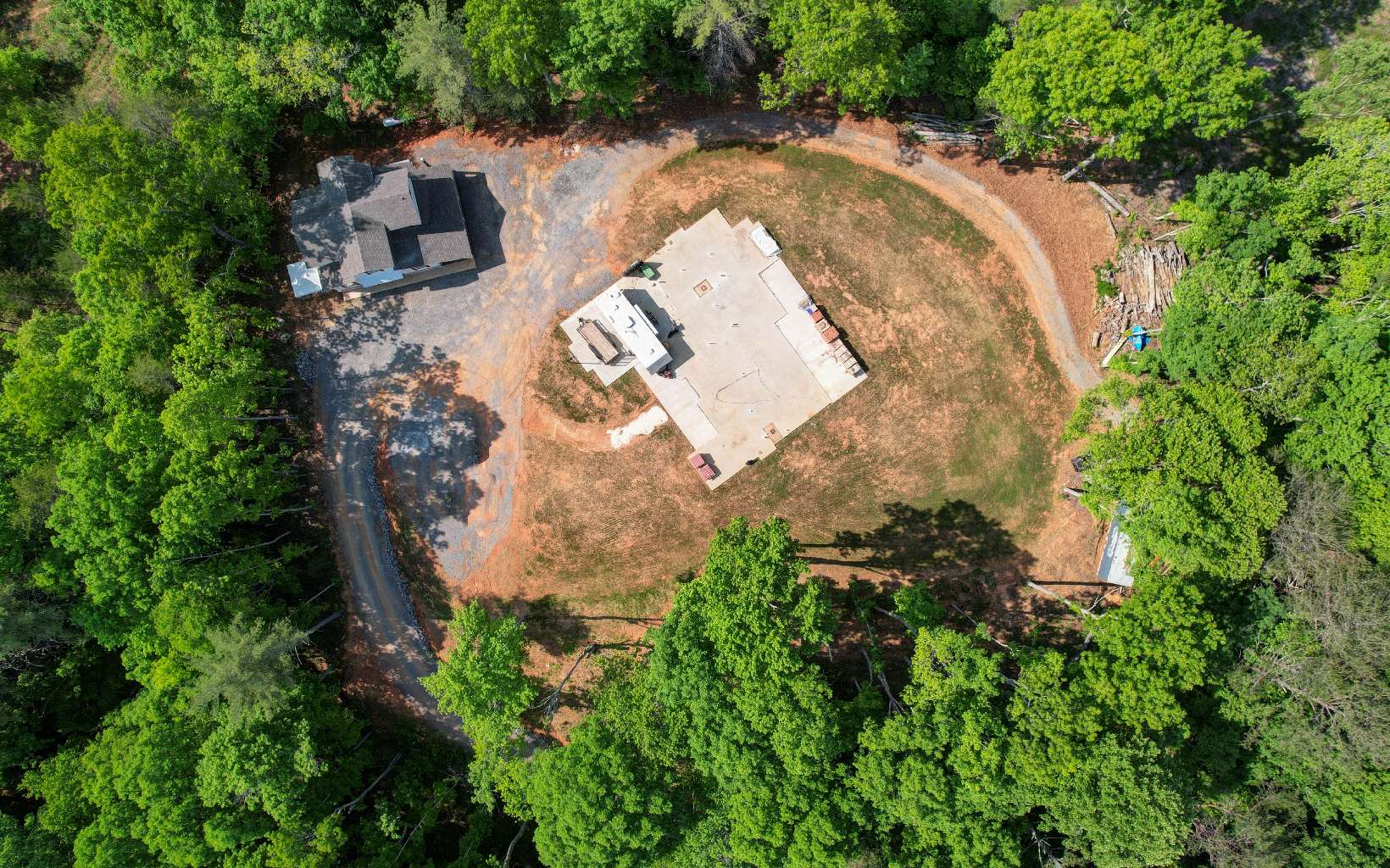 60 Buckeye Branch Road Morganton, GA 30560 - Photo 19 of 21 an aerial view of a house with a yard and trees