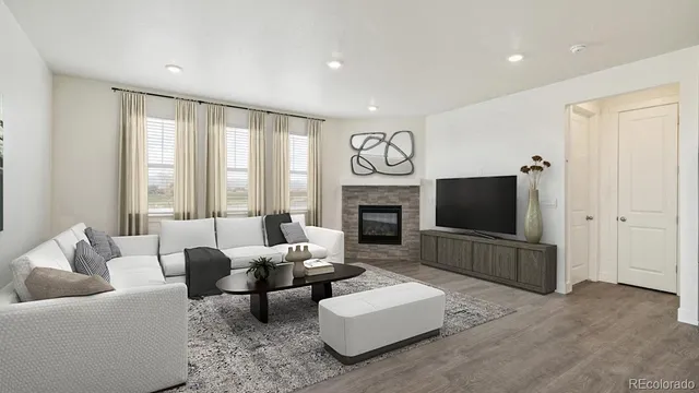 a view of a city with an ocean