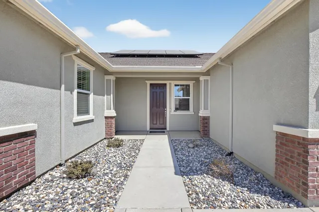 a view of an entryway door