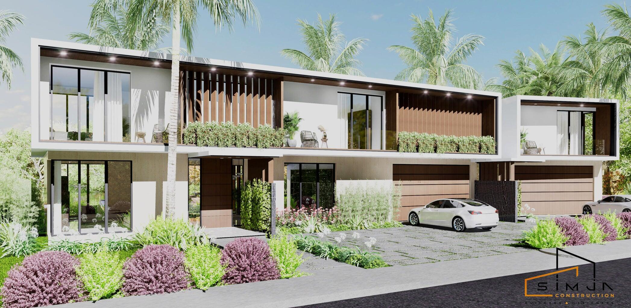 Undisclosed Address Boynton Beach, FL 33483 - Photo 4 of 9 a front view of a house with garden