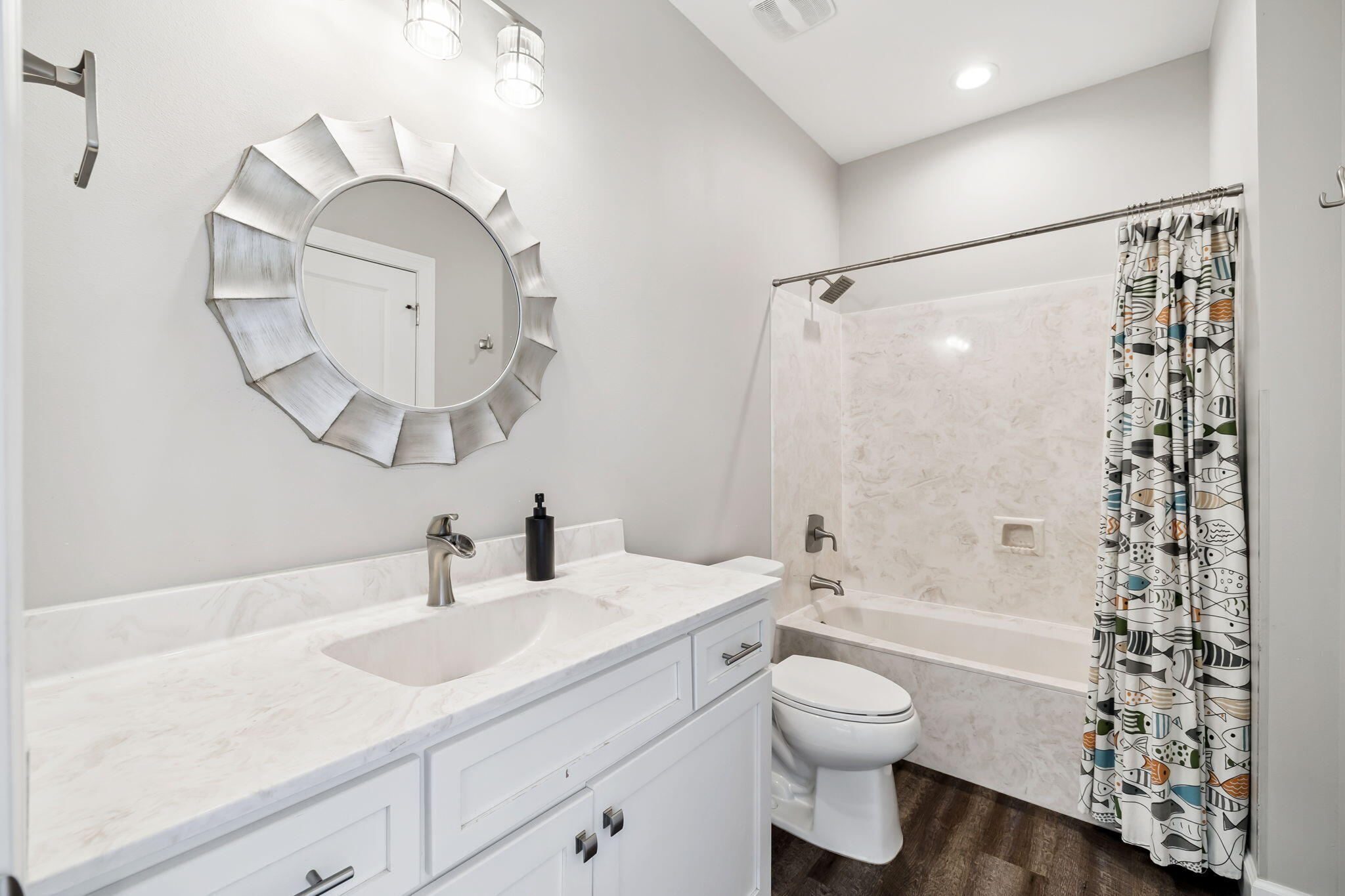 20 Sundance Court Miramar Beach, FL 32550 - Photo 40 of 53 a bathroom with a sink a toilet and a mirror
