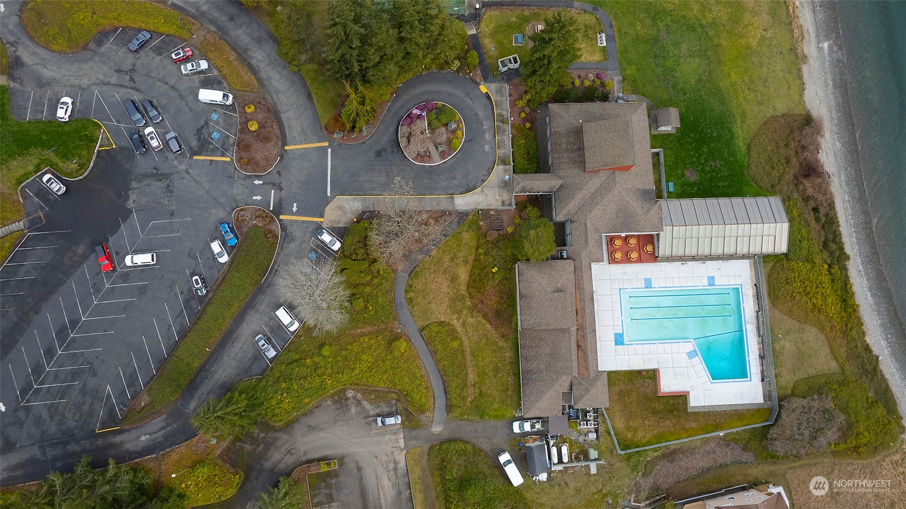 40 Olympic Way, Unit 9 Port Ludlow, WA 98365 - Photo 28 of 35 an aerial view of residential house with outdoor space and parking