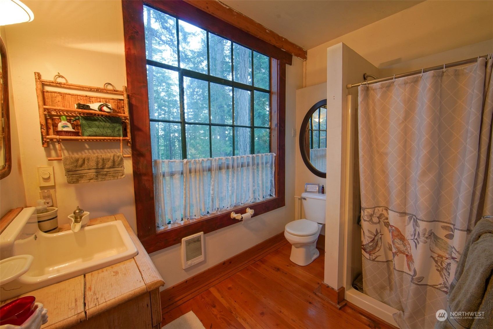 549 White Beach Road Orcas Island, WA 98280 - Photo 8 of 38 a bathroom with a sink toilet and shower
