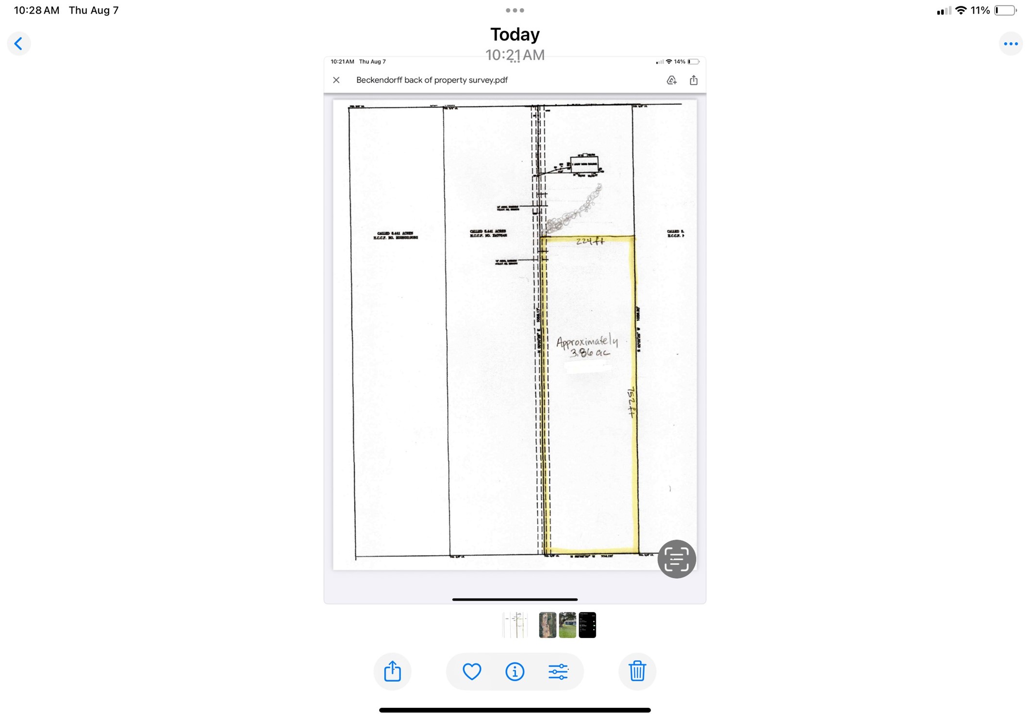 a close up of a mirror